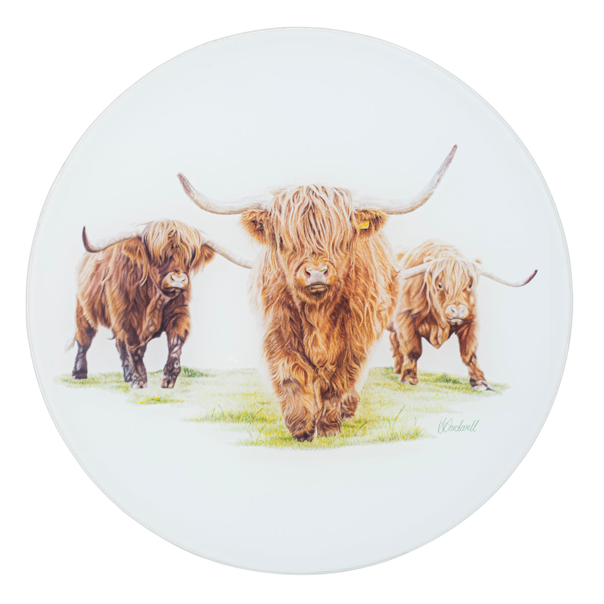 Ashdene Highland Herd Round Surface Protector
