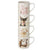 Ashdene Farmyard Faces Stackable 4pk Mugs