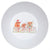 Ashdene Coo Christmas Large Melamine Salad/Chip Bowl. Ceramic bowl with highland cow design on a white background