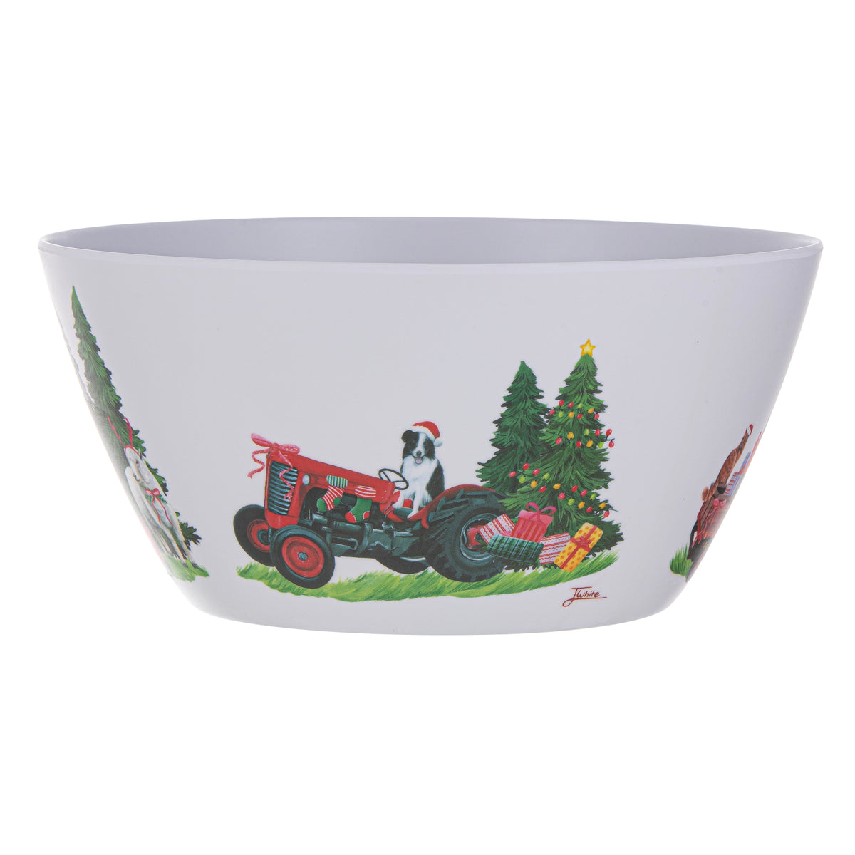 Ashdene Christmas at the Farm Melamine Salad/Chip Bowl