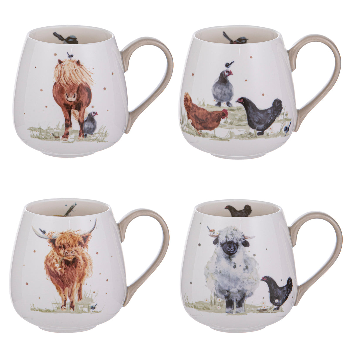 Ashdene Paddock Pals Assorted 4pk Mug Ashdene