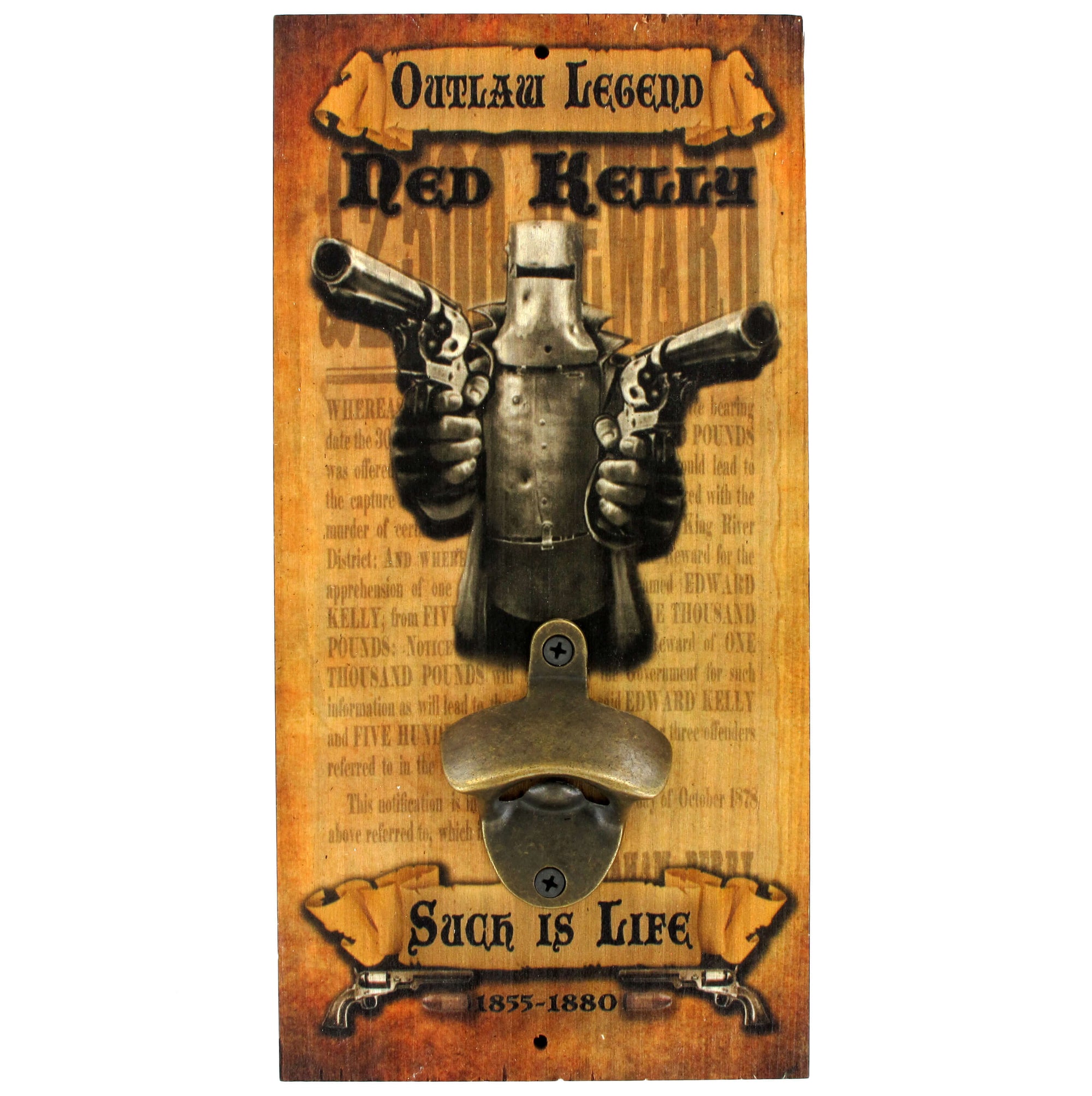 Ned Kelly Bottle Opener