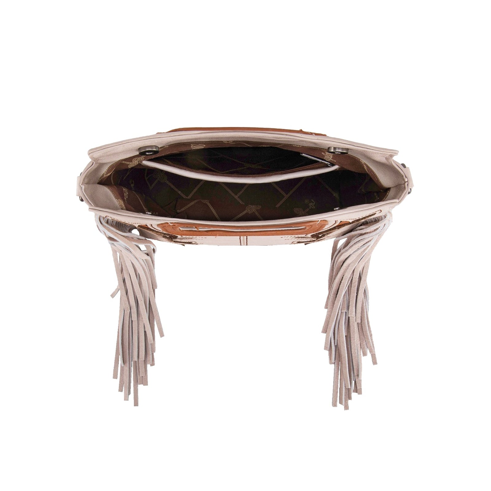 Wrangler Dallas Beige Fringe Bag
