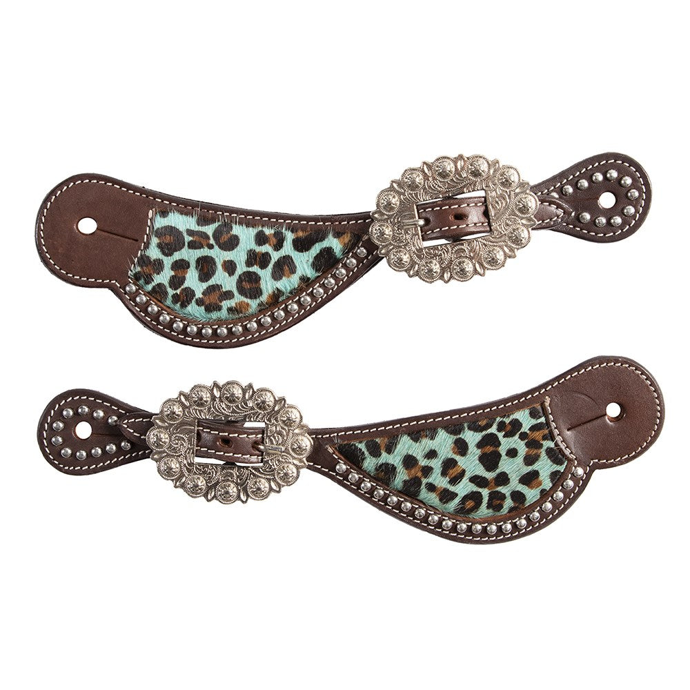 Fort Worth Leopard Spur Straps