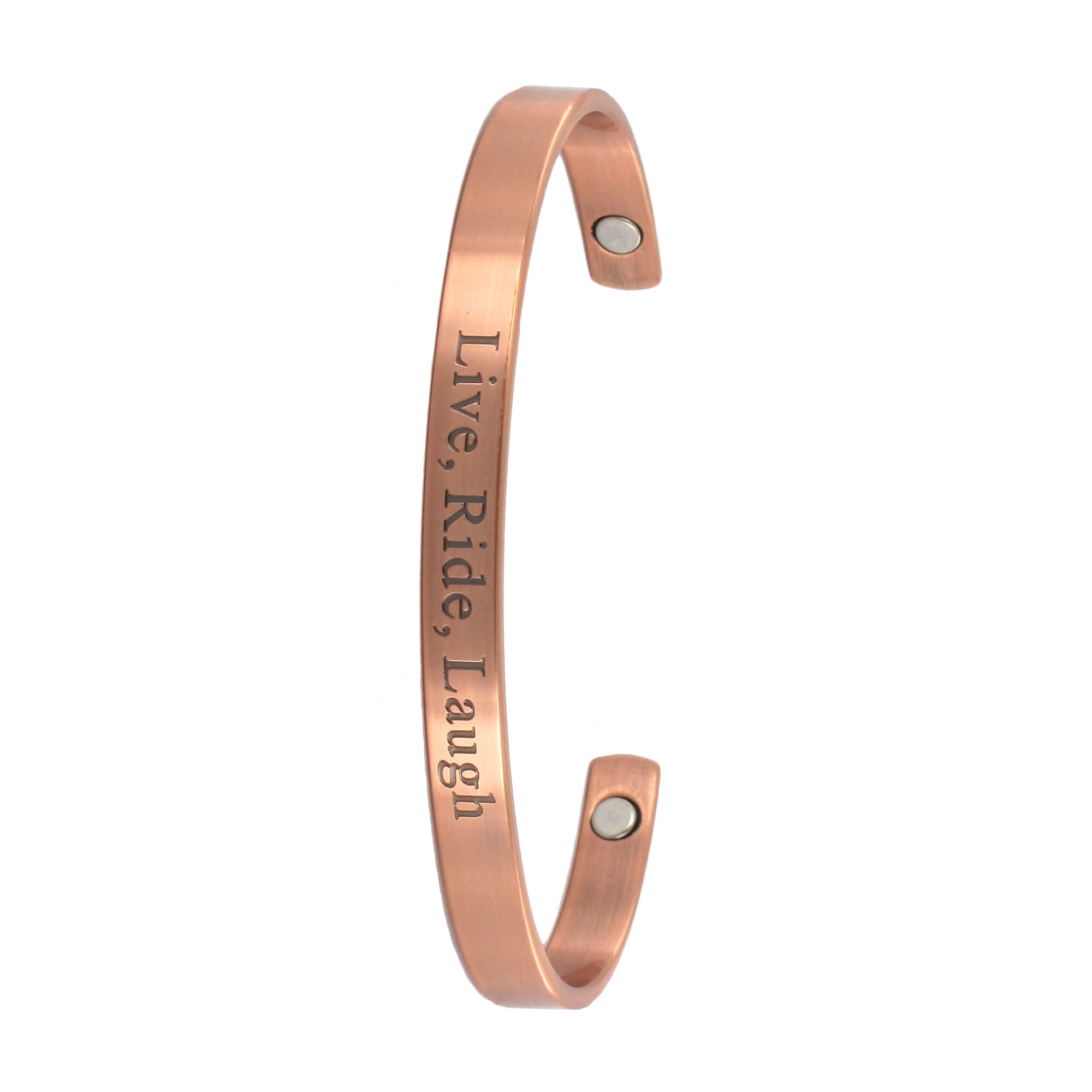 Live, Ride Laugh Copper Magnetic Band