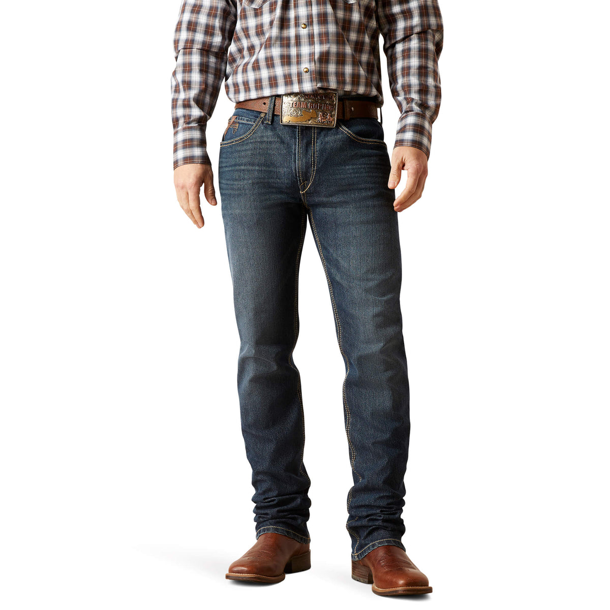 Ariat Men&#39;s M4 Derek Relaxed Fit Boot Cut Jean