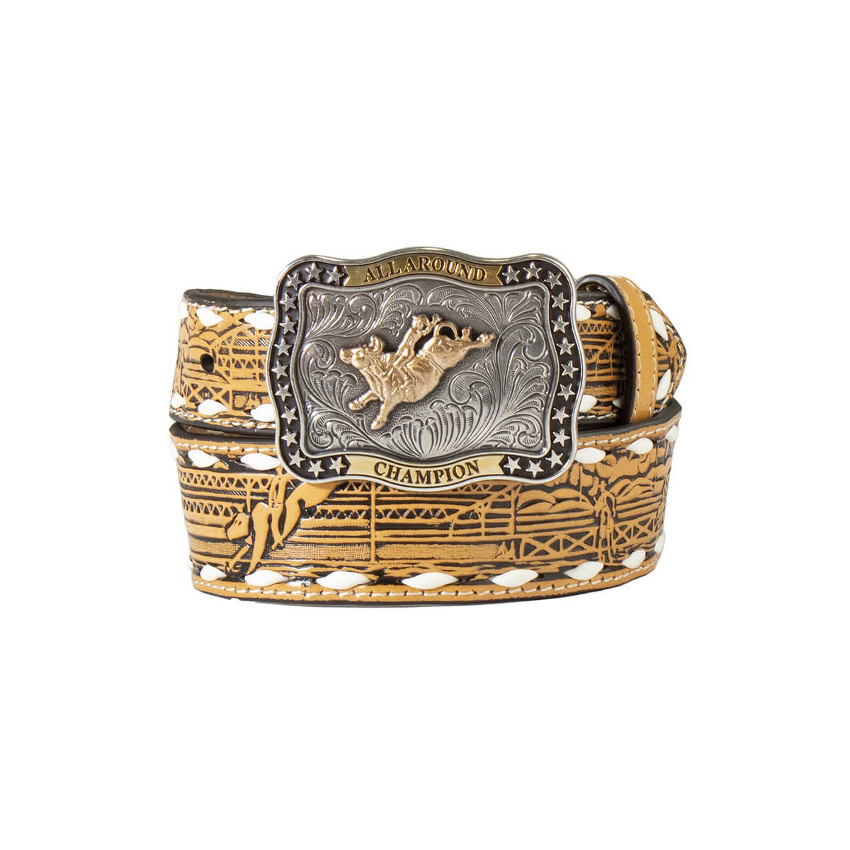 3D Boy's Champion Bull Rider Western Belt