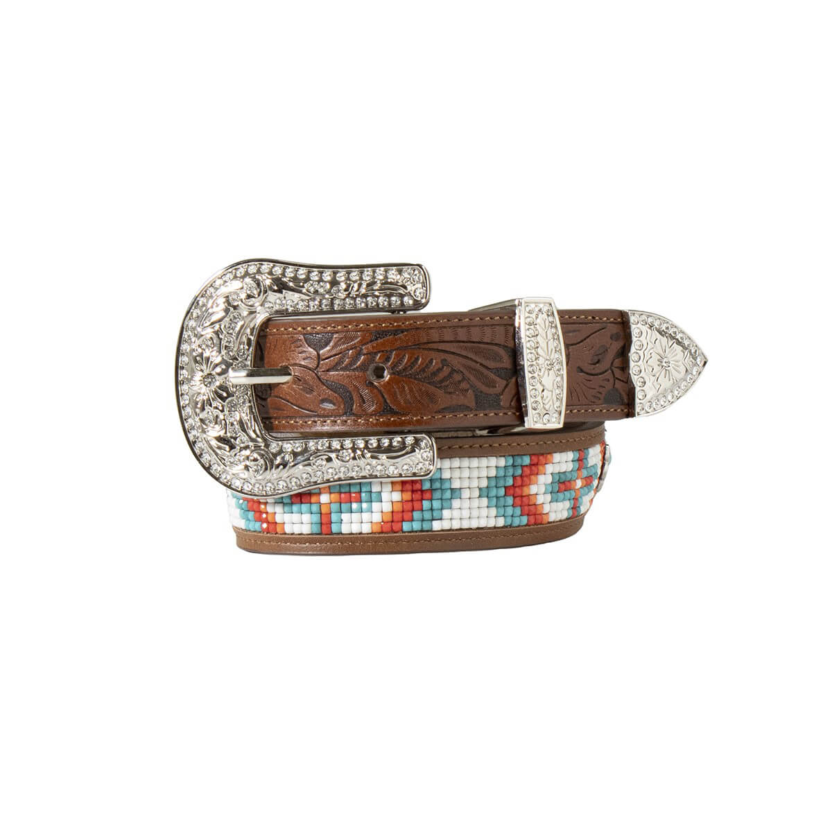 Angel Ranch Cross Beaded Girl's Western Belt