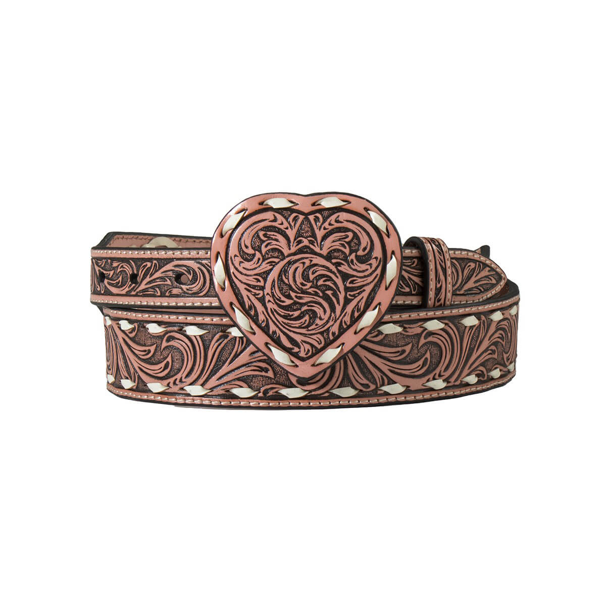 Angel Ranch Women's Heart Buckle Western Belt