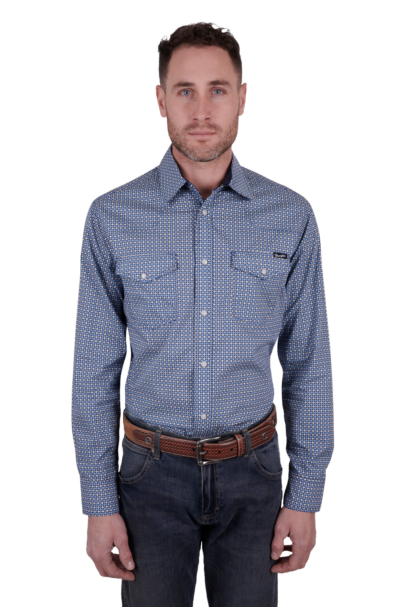 Wrangler Men's Dino L/S Western Shirt
