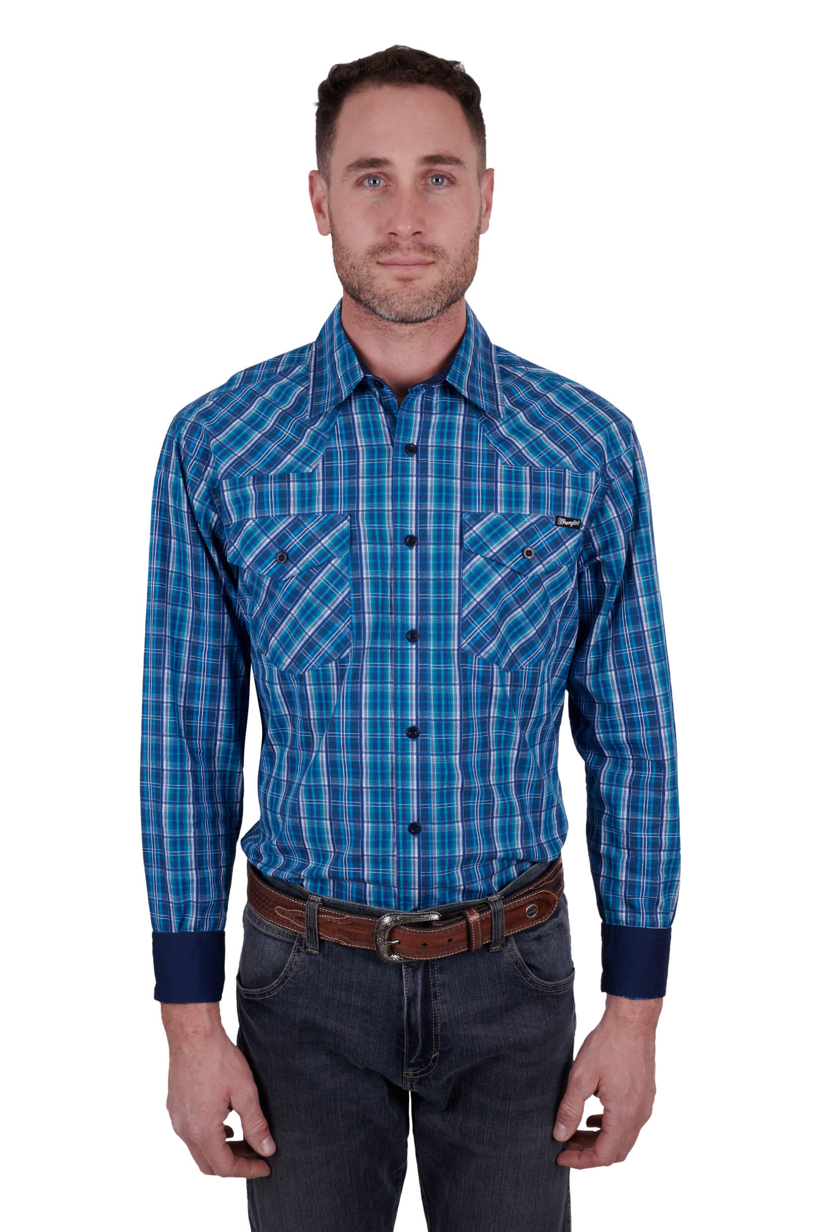 Wrangler Men's Mitchell L/S Western Shirt