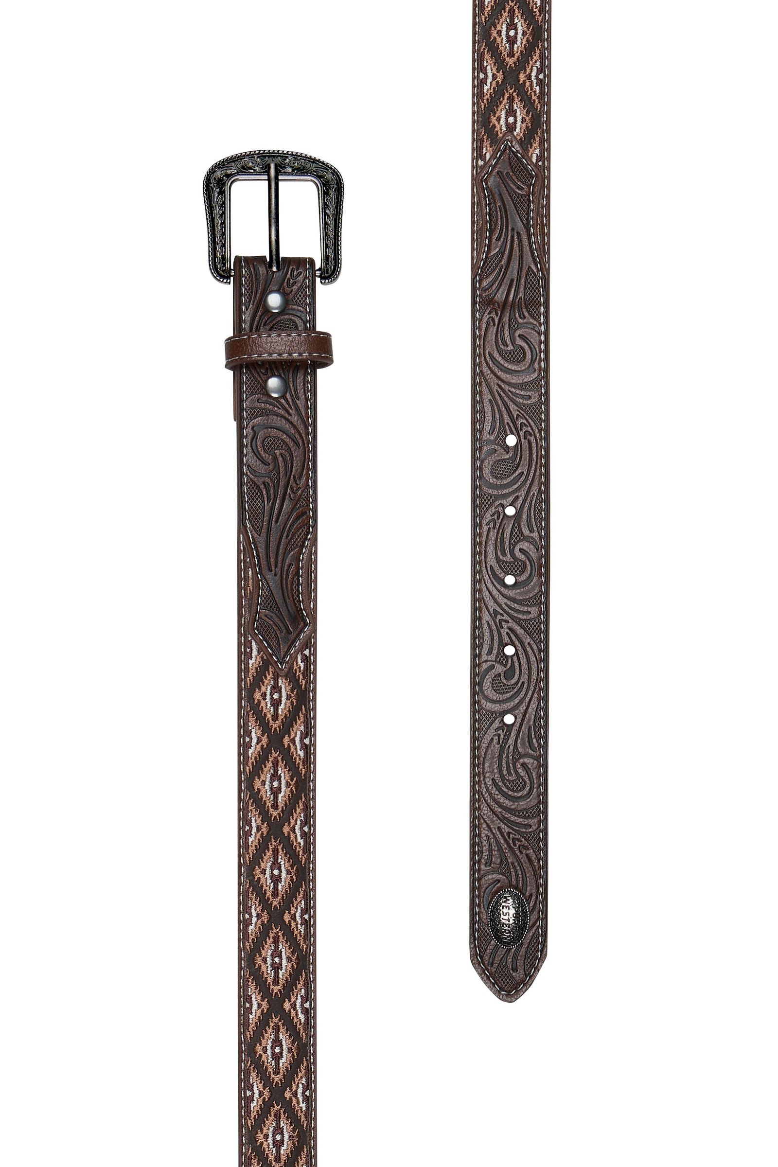 Pure Western Boy's Bowen Western Belt