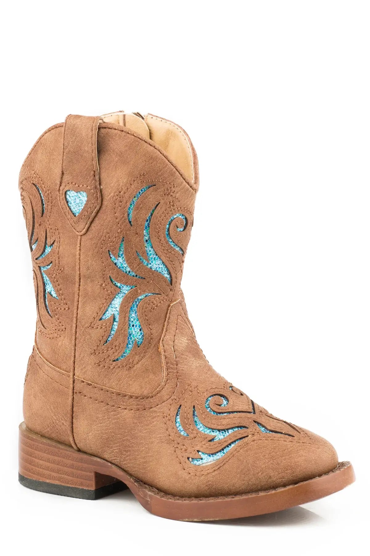 Roper Glitter Breeze Toddler Western Boot
