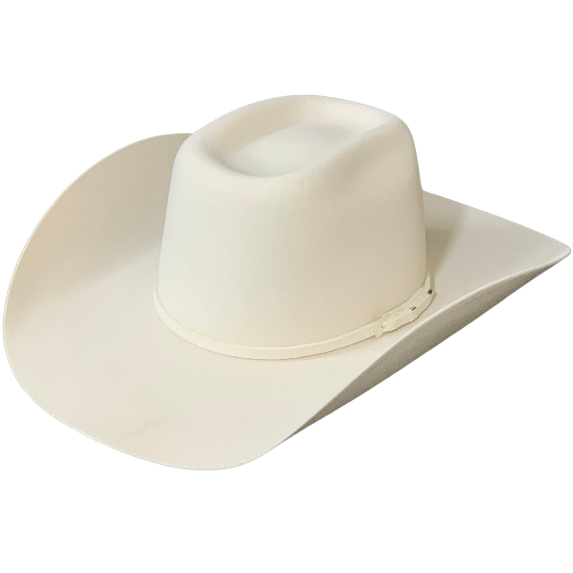 Serratelli 6X 4 3/8" Brim Cream Felt Cowboy Hat