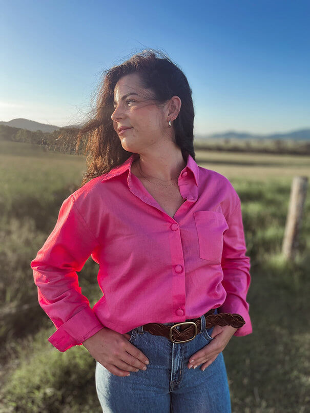 Reba Women's Old West Oversized L/S Shirt