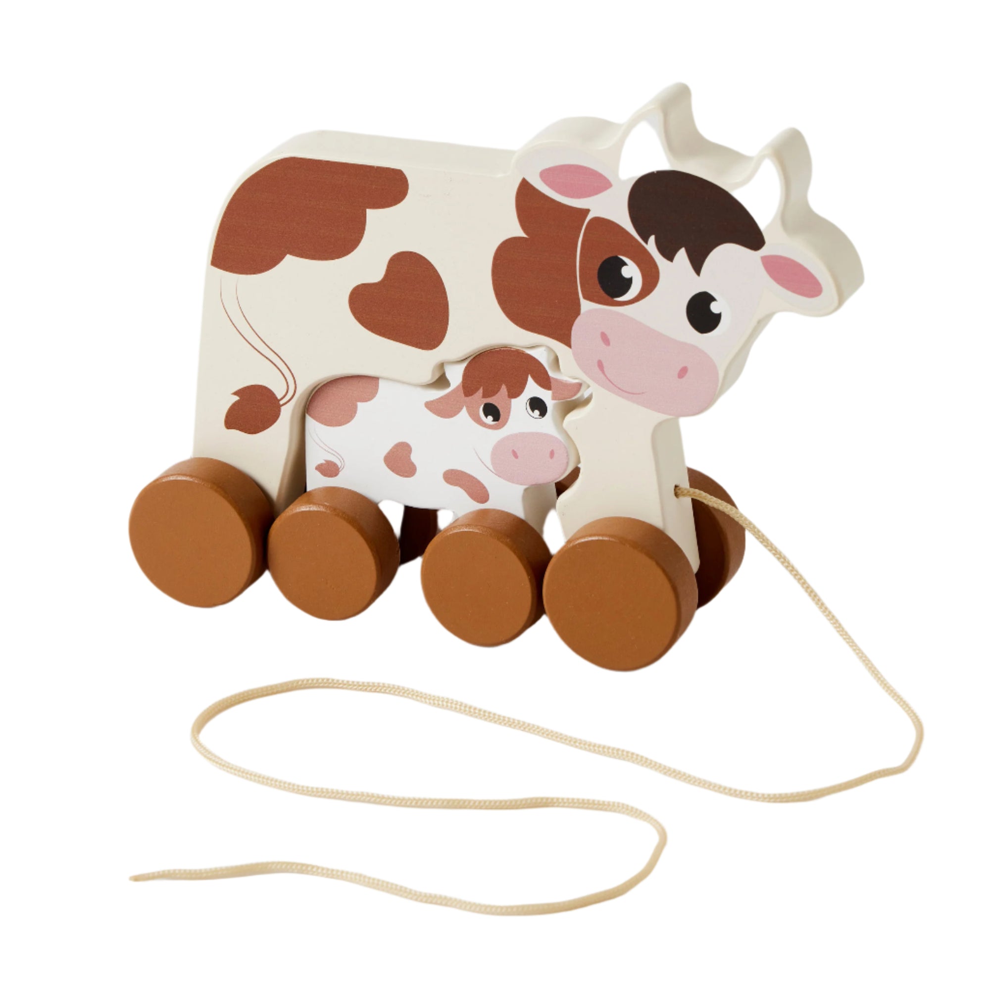 Pull Along Cow & Baby