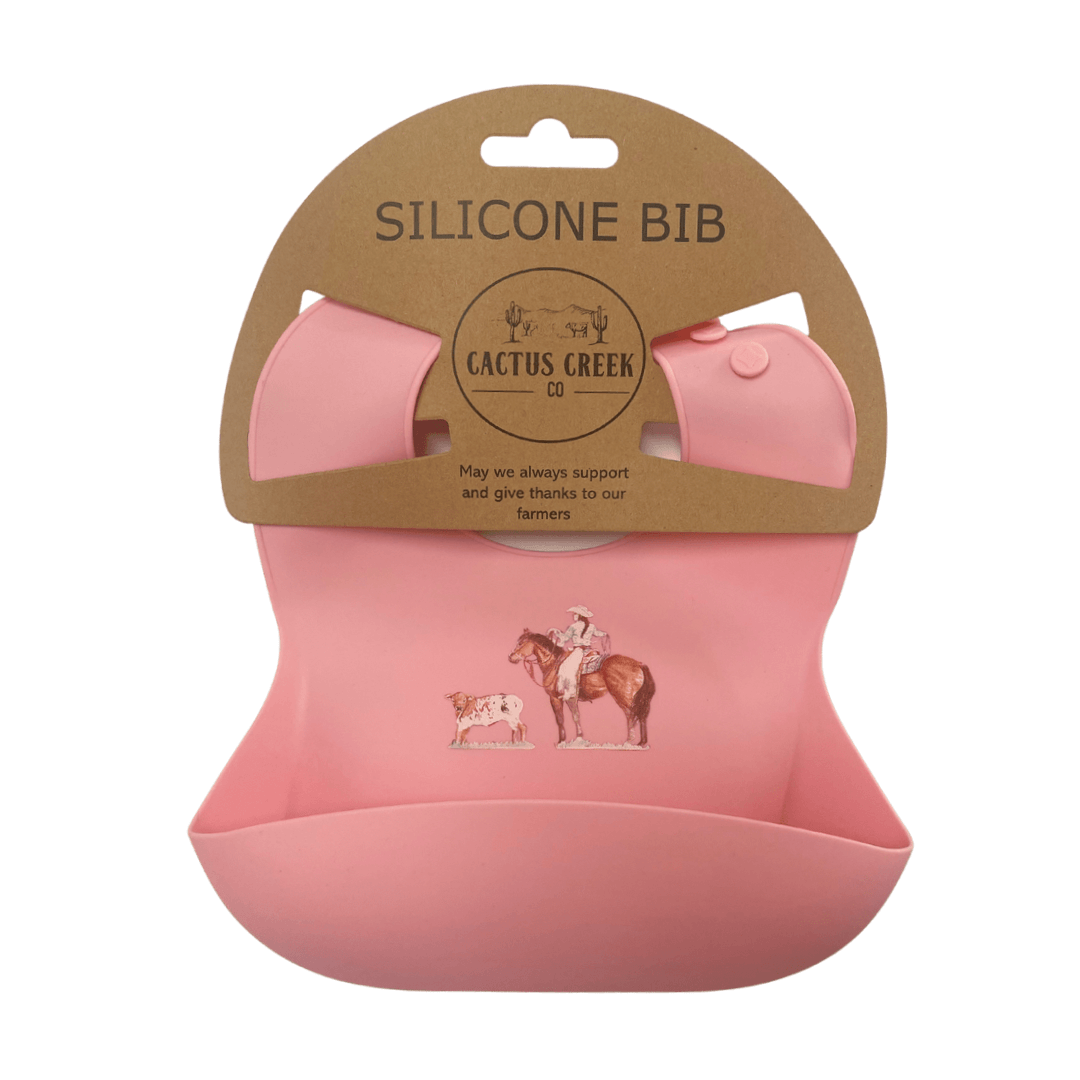 Cactus Creek Silicone Roper Baby Bib