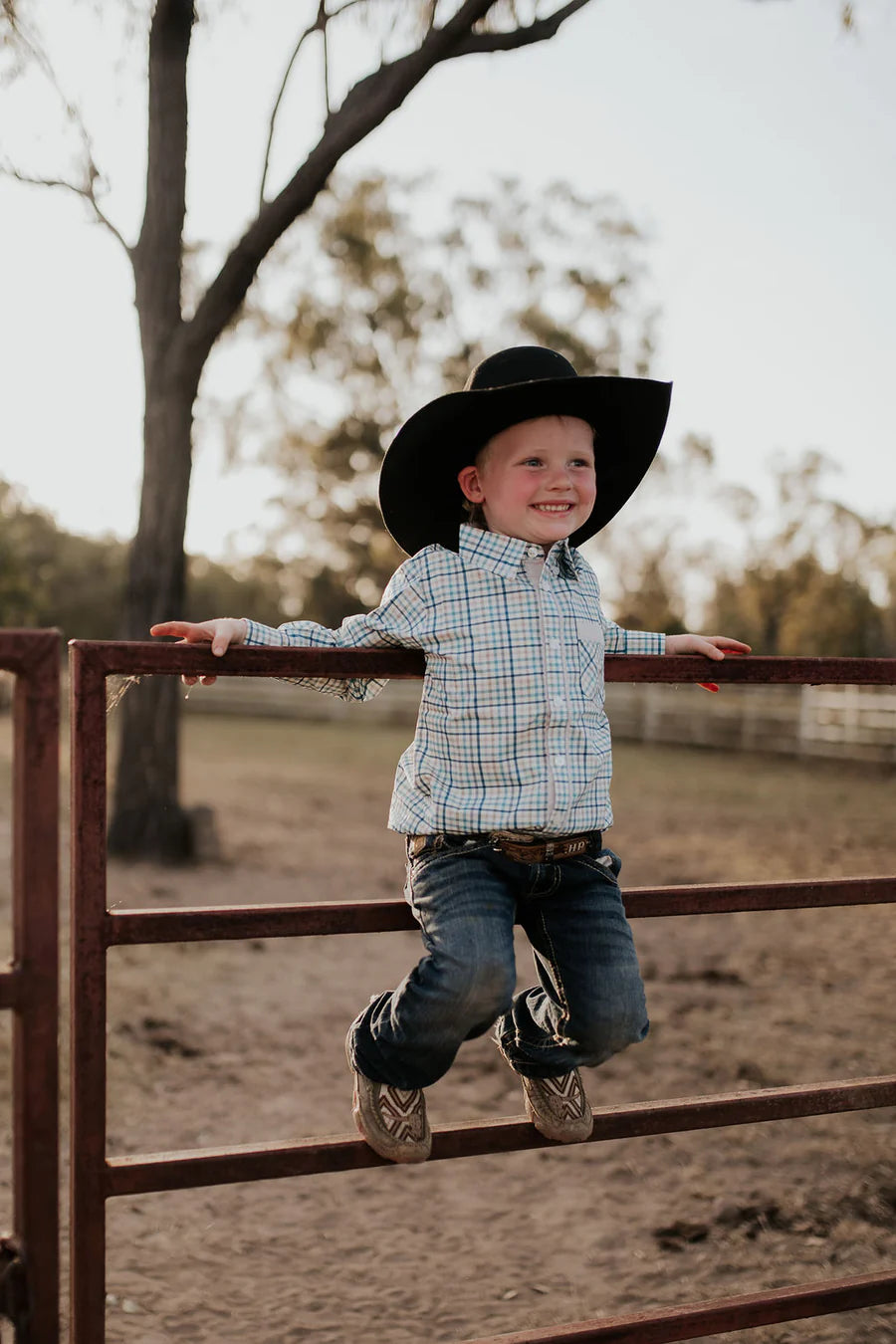 Little Windmill Boy's Gerard L/S Western Shirt