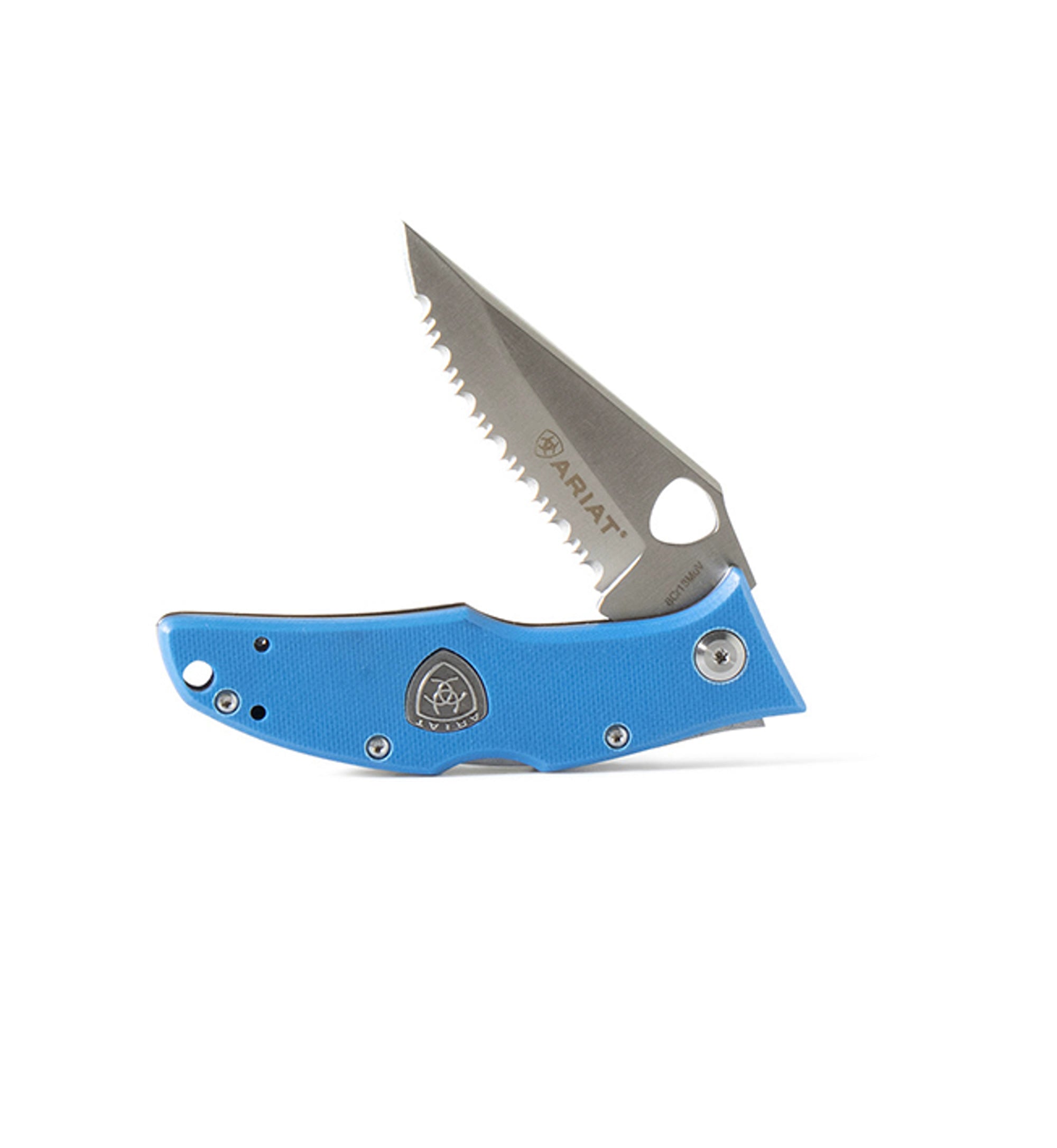 Ariat Blue 2.5 Serrated Blade Pocket Knife"