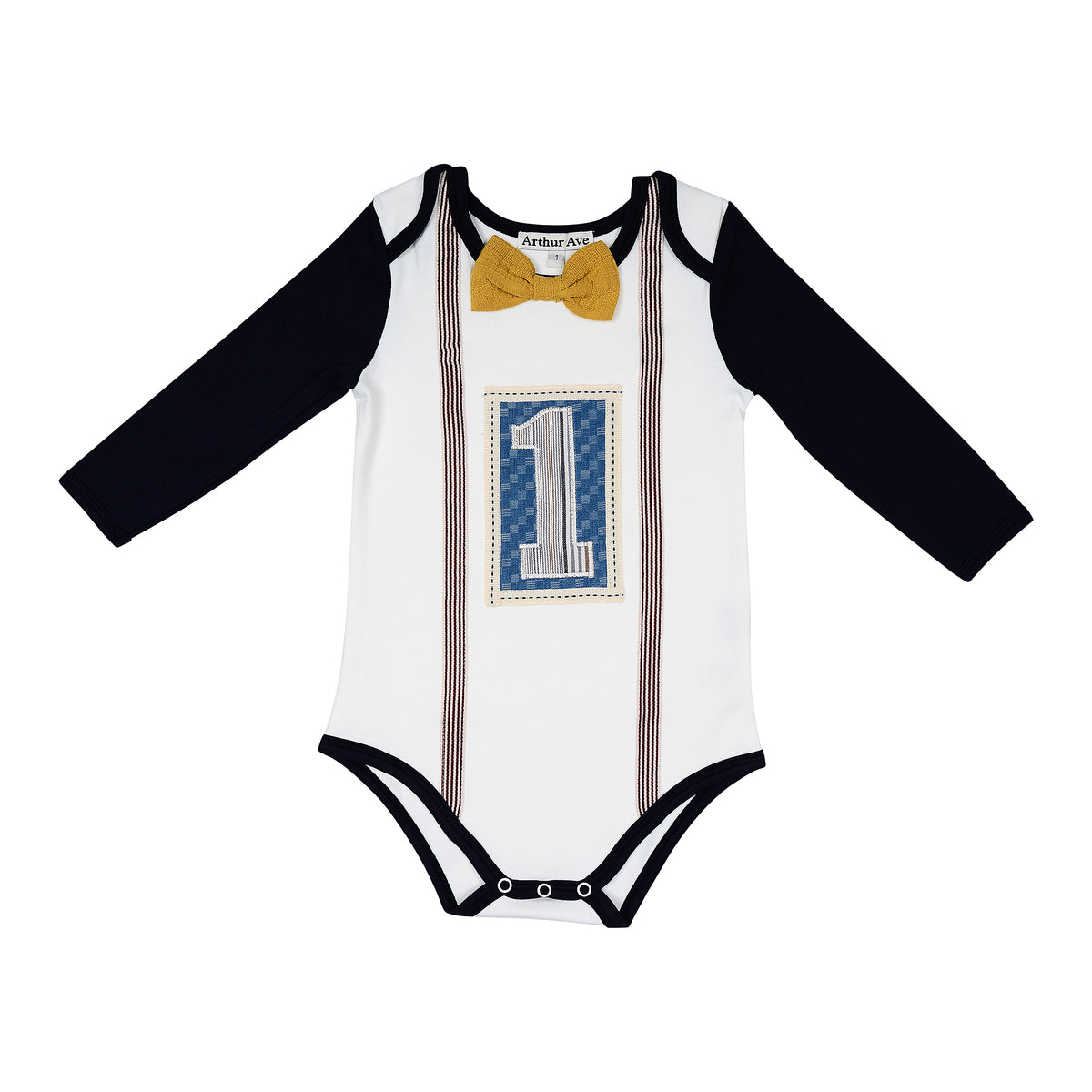 Arthur Ave Boy&#39;s 1st Birthday L/S Infant Onesie