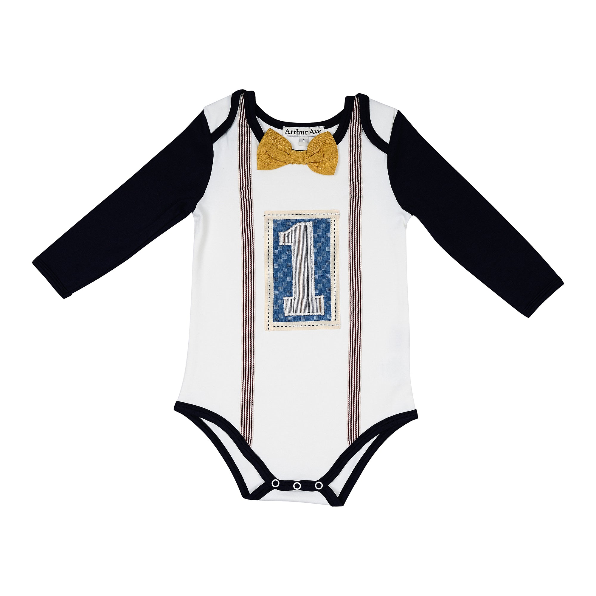 Arthur Ave Boy's 1st Birthday L/S Infant Onesie