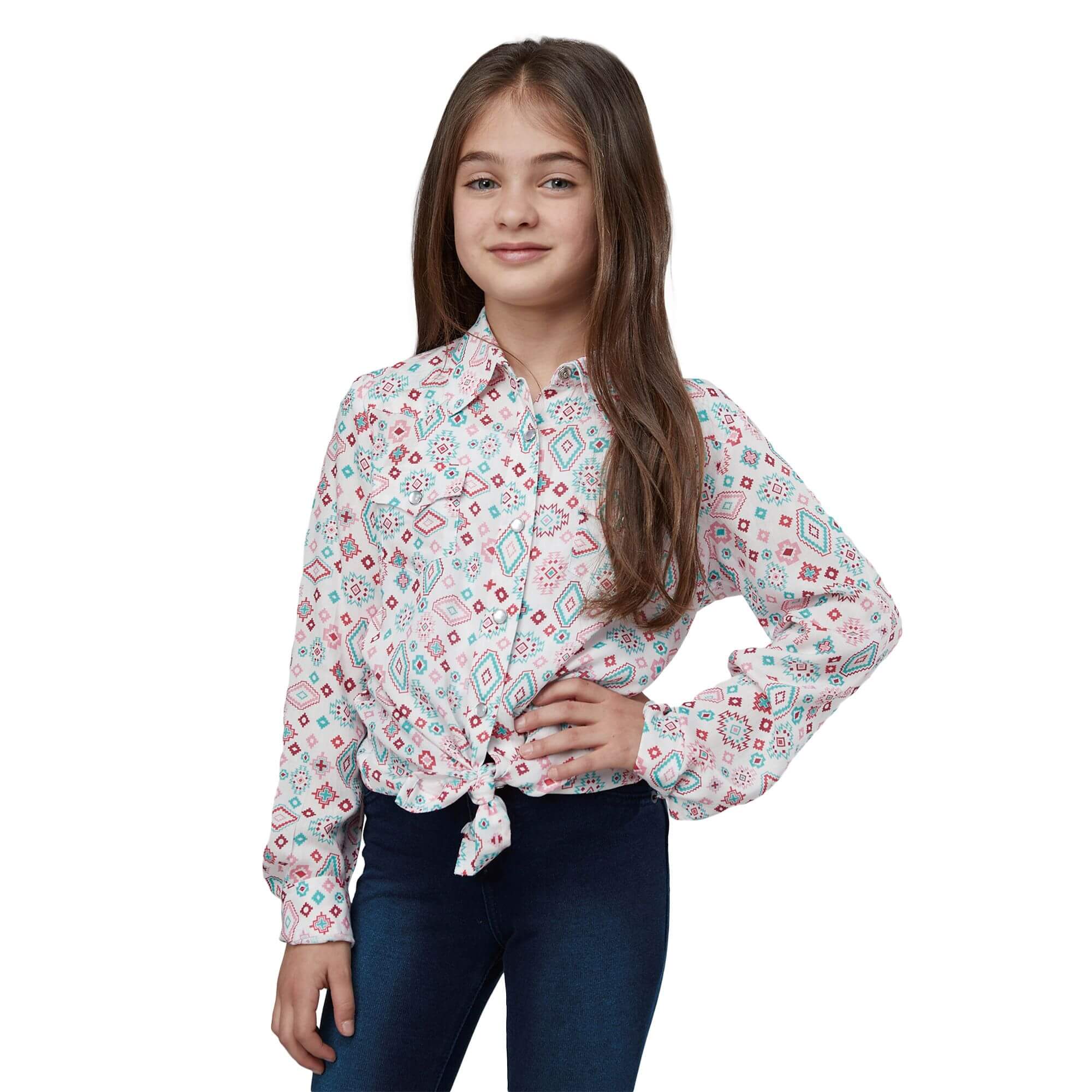Roper Girl's Five Star Collection L/S Shirt