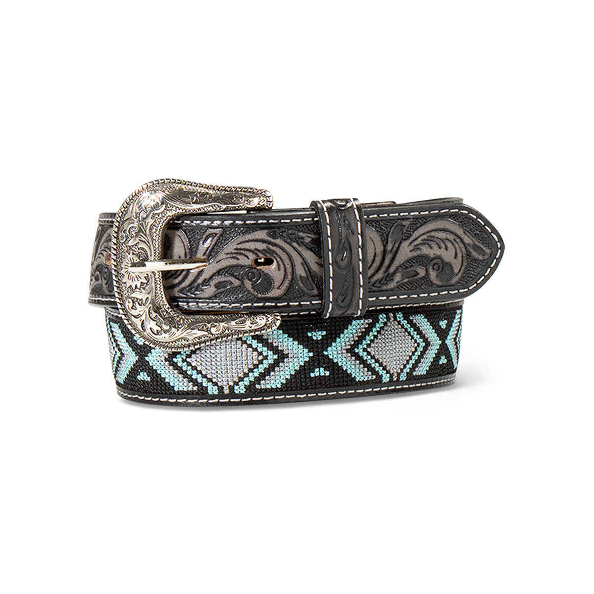 Ariat Men's Embroidered Inlay Belt