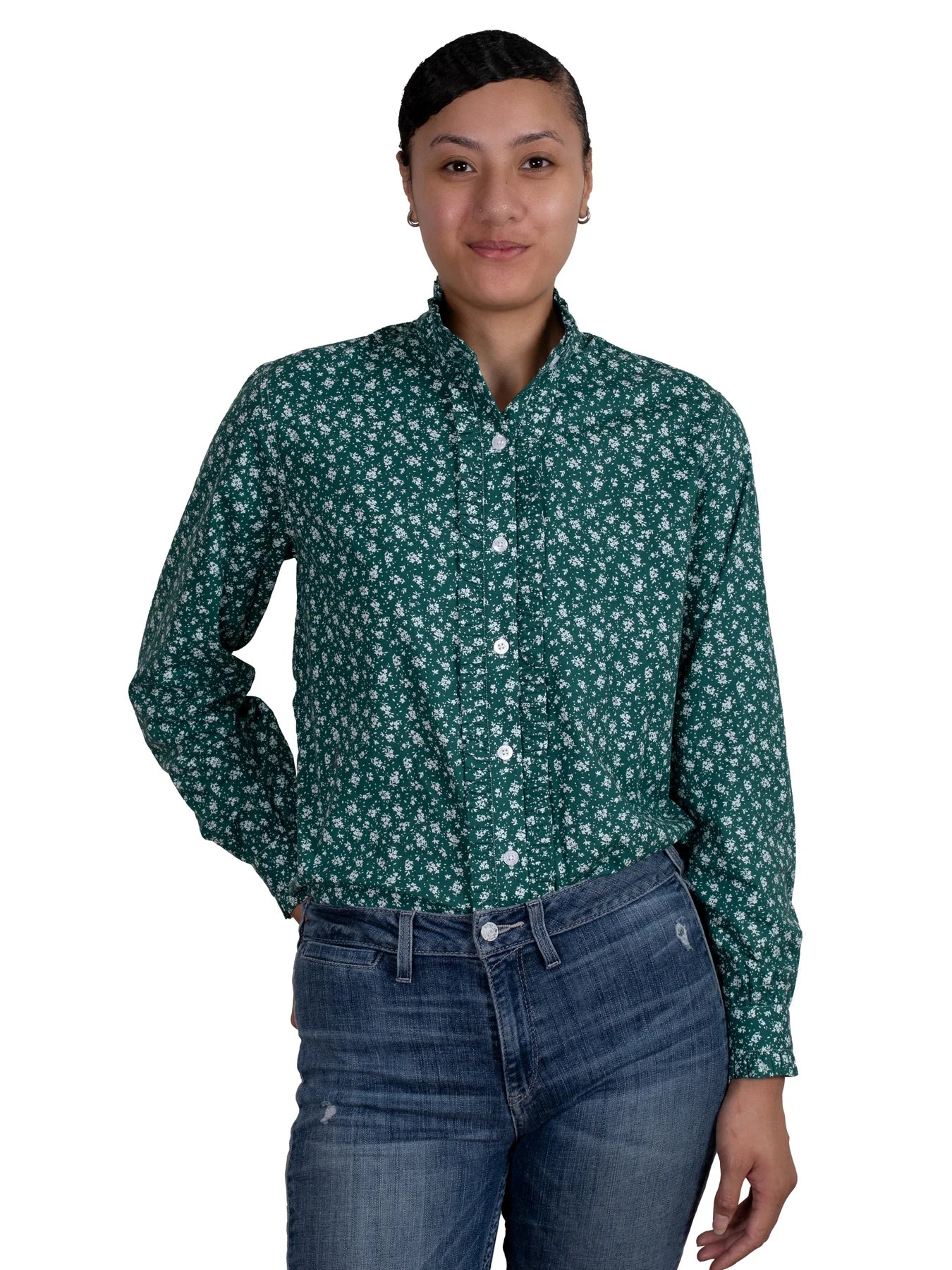 Just Country Women's Abbey Frills Full Button L/S Shirt