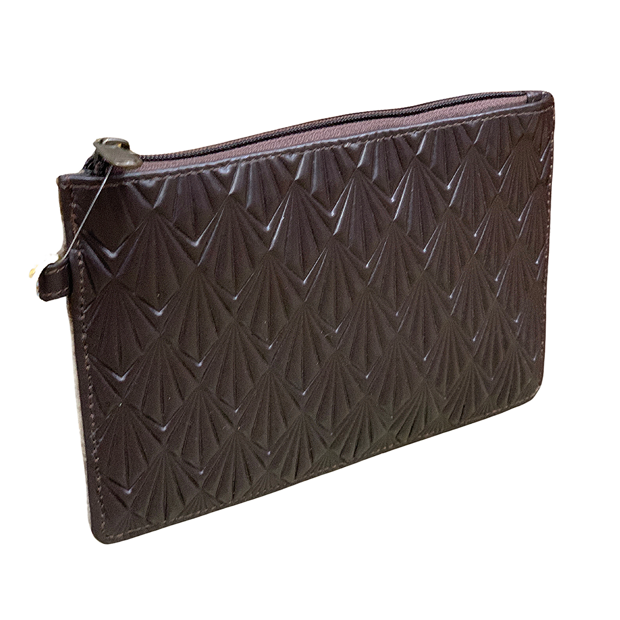 Women's Toronto Small Embossing Leather & Cowhide Clutch