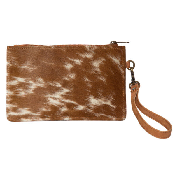 Women's Toronto Small Embossing Leather & Cowhide Clutch