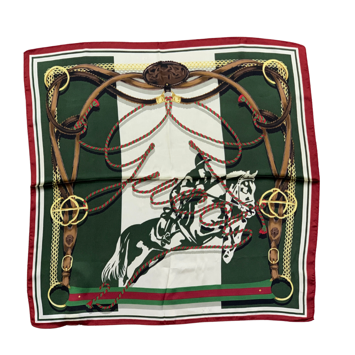 Race Horse Stylish Silk Scarf