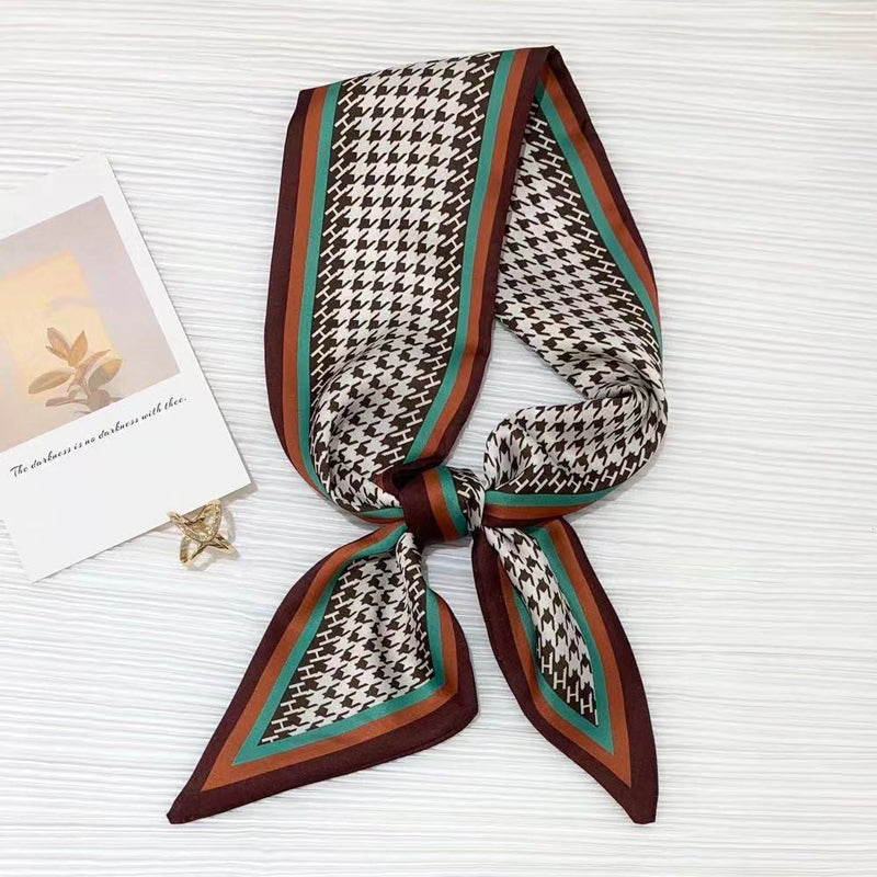 European Multi Wear Designer Twilly Scarf