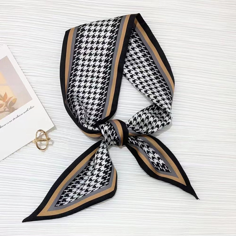 European Multi Wear Designer Twilly Scarf
