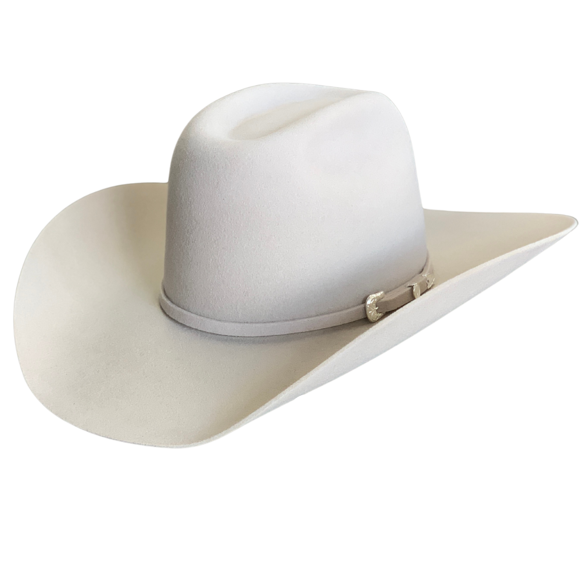 Serratelli 6X 4 3/8" Brim Silverbelly Felt Cowboy Hat