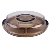 Alfresco Lane Acacia Wood 5 Compartment Round Grazing PLatter with Lid