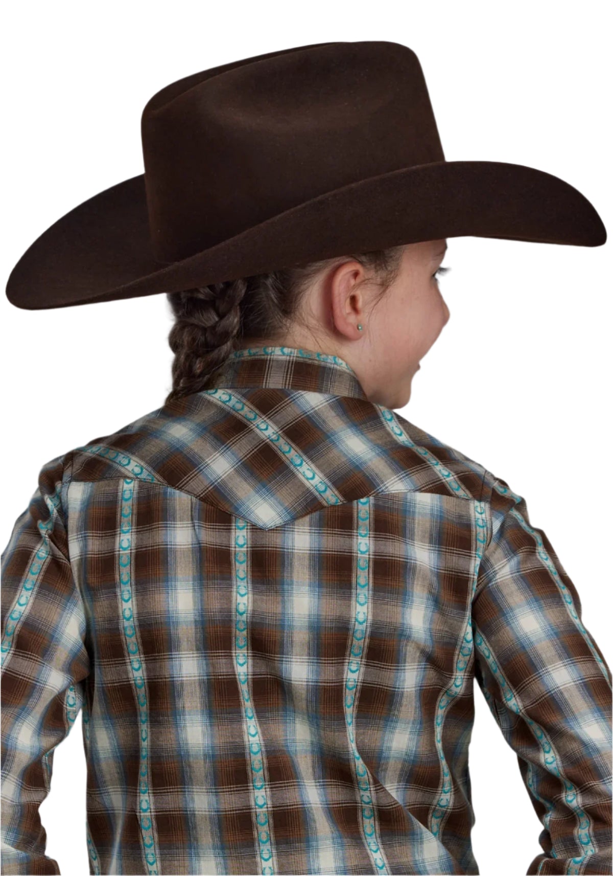 Roper Girl's West Made L/S Western Shirt
