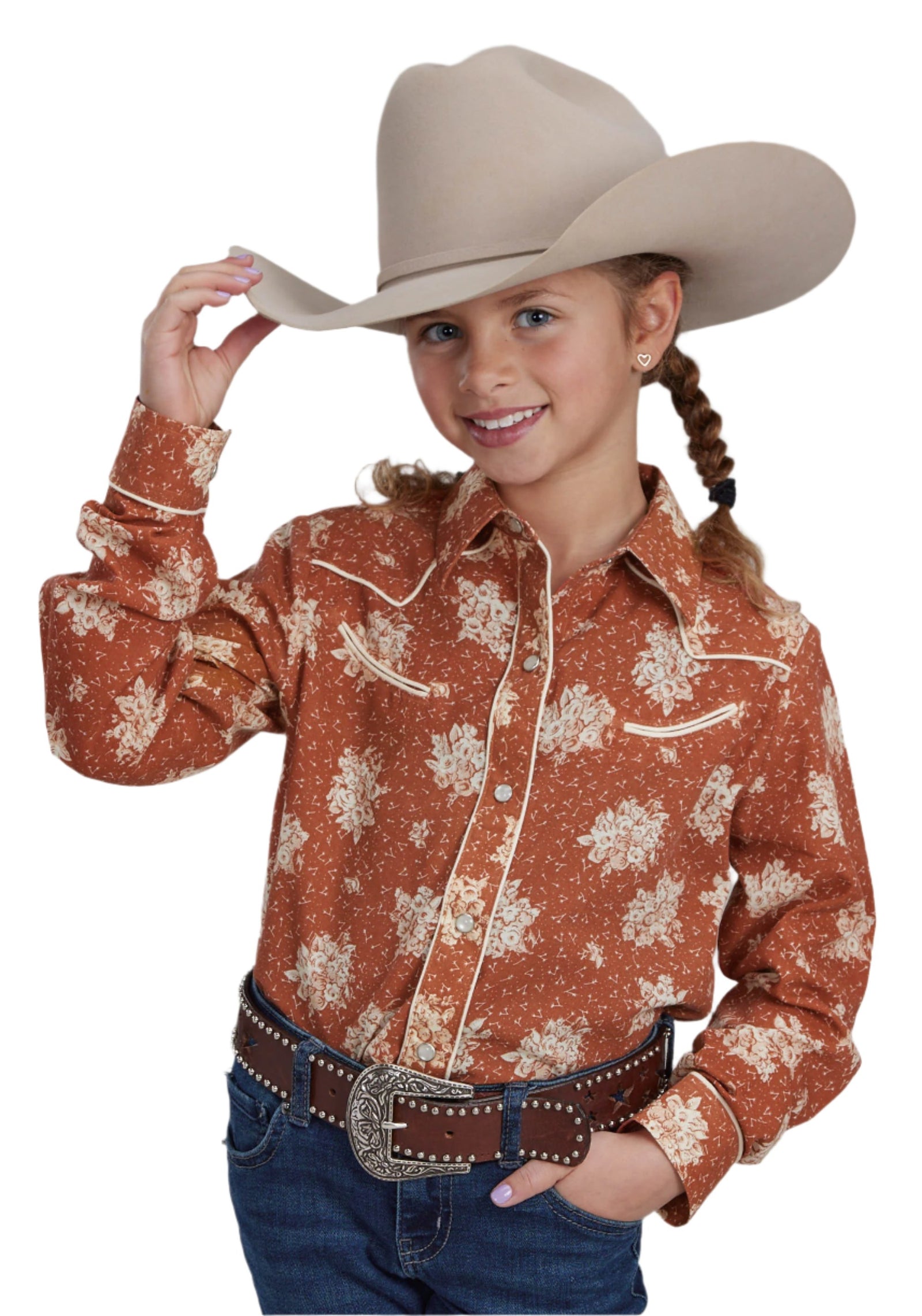 Roper Girl's Karman Special L/S Western Shirt