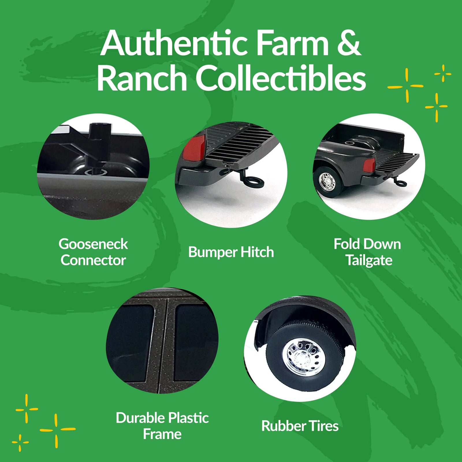 Big Country Toys Yellowstone John Dutton Ram Truck. Black pickup truck model on a white background