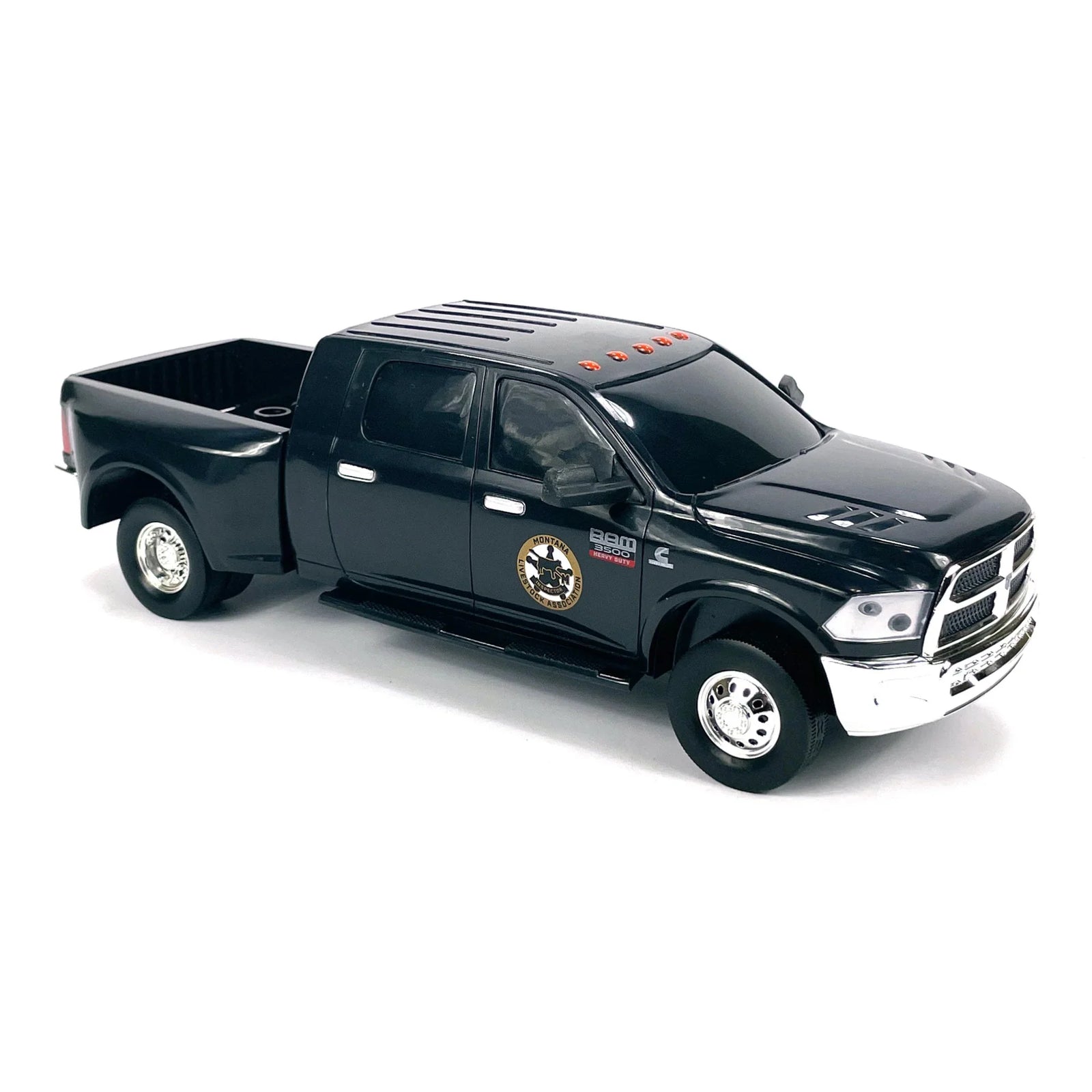 Big Country Toys Yellowstone Kaycee Dutton Truck. Black toy truck on a white background