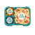 Bentgo Pop Lunch Box. Teal bento box with compartments labeled in cups, containing pasta salad, blueberries, and sweet potato chips.