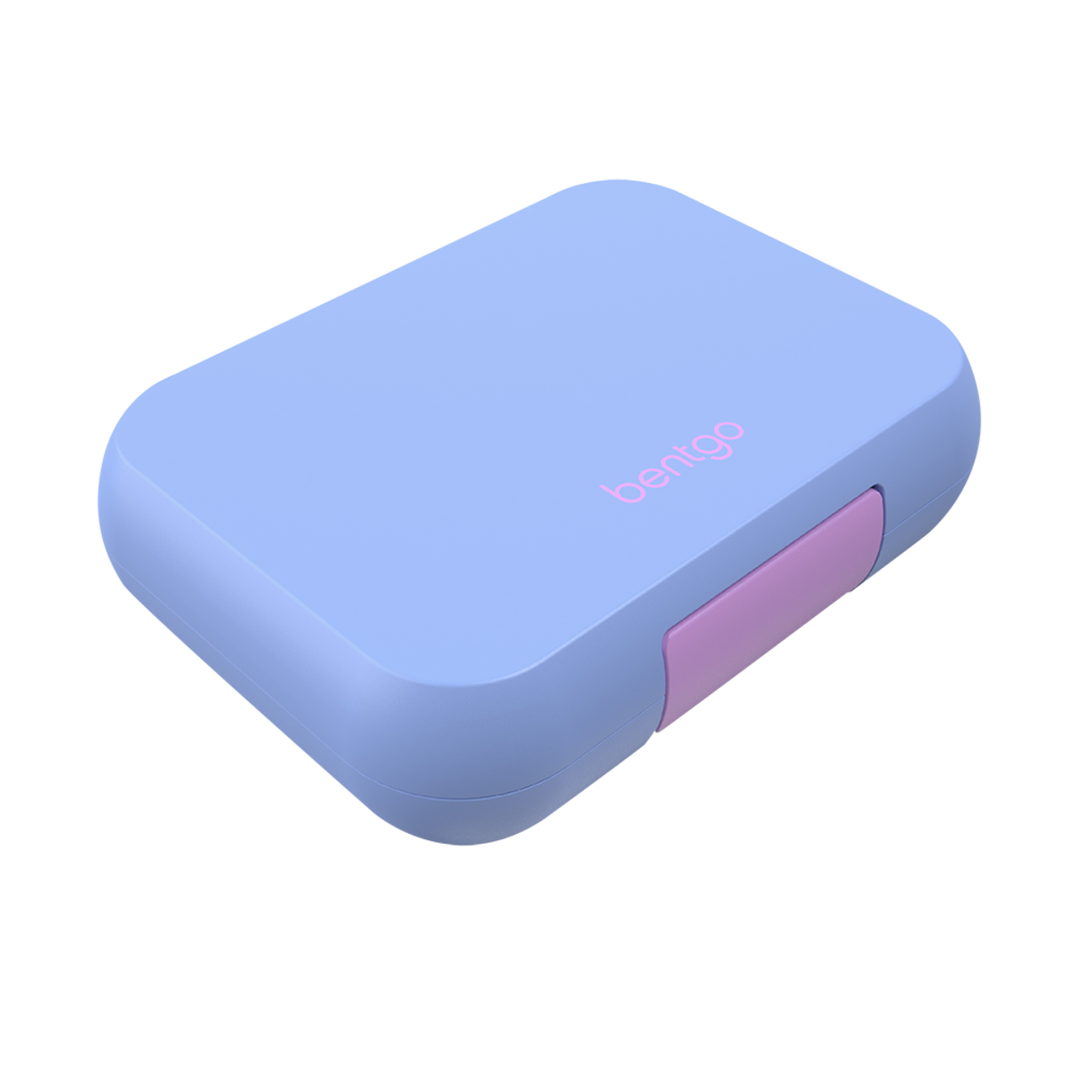 Bentgo Pop Lunch Box. Blue and pink rectangular device with 'centop' branding on a white background