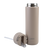 Oasis Ceramic Lines Stainless Steel Moda Drink Bottle- 700mL. Beige insulated bottle with a cap on a white background