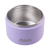 Oasis Stainless Steel Double Wall Insulated Food Flask -300mL. Purple insulated container with silver lid on a white background