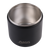 Oasis Stainless Steel Double Wall Insulated Food Flask - 550mL. Black insulated mug with silver interior on a white background, featuring the 'Oasis' brand.