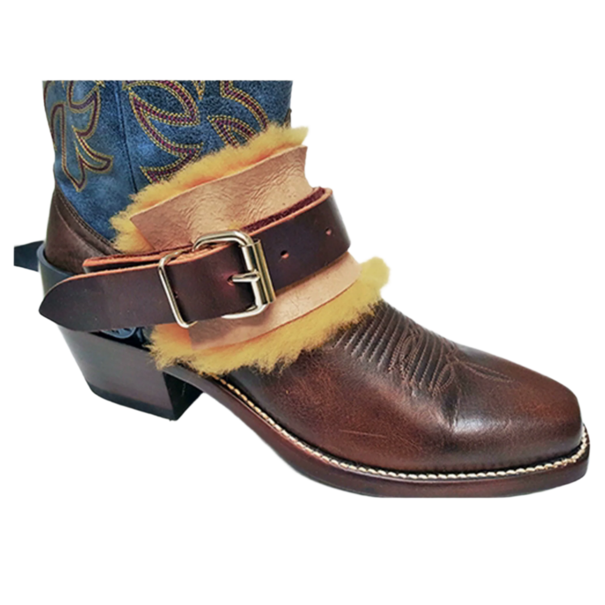 Barstow Sheepskin Spur Strap Pads