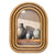 4×6″ Contemporary Arch Style Photo Frame. Wooden photo frame with a rustic design on a white background
