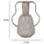 Artisan Aged Vase with Abstract Handles