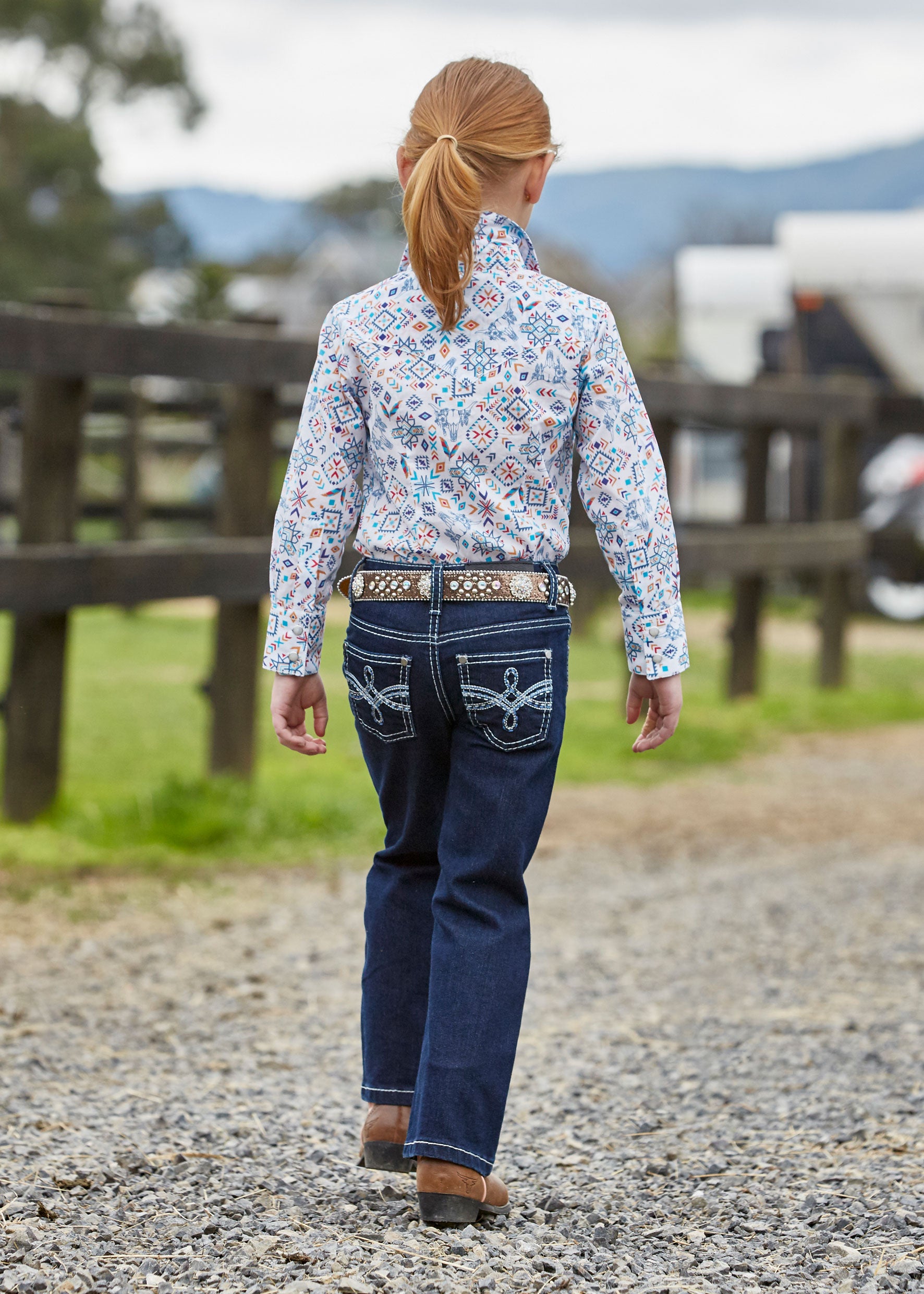 Pure Western Girl's Demi Boot Cut Jean