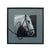 Horse w/3-D Bridle Framed Canvas Wall ArtFramed artwork of a horse's head with bridle on a gray background 
