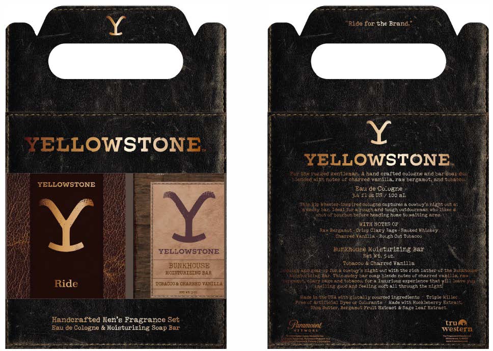 Tru Western Men's Yellowstone Ride Giftset